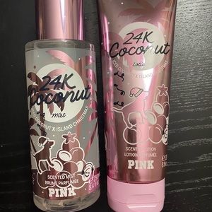 24K Coconut Spray and Lotion
